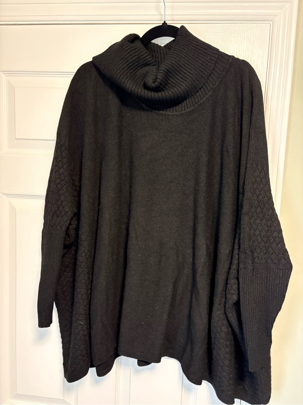 Cozy Black Cowl Neck Sweater
